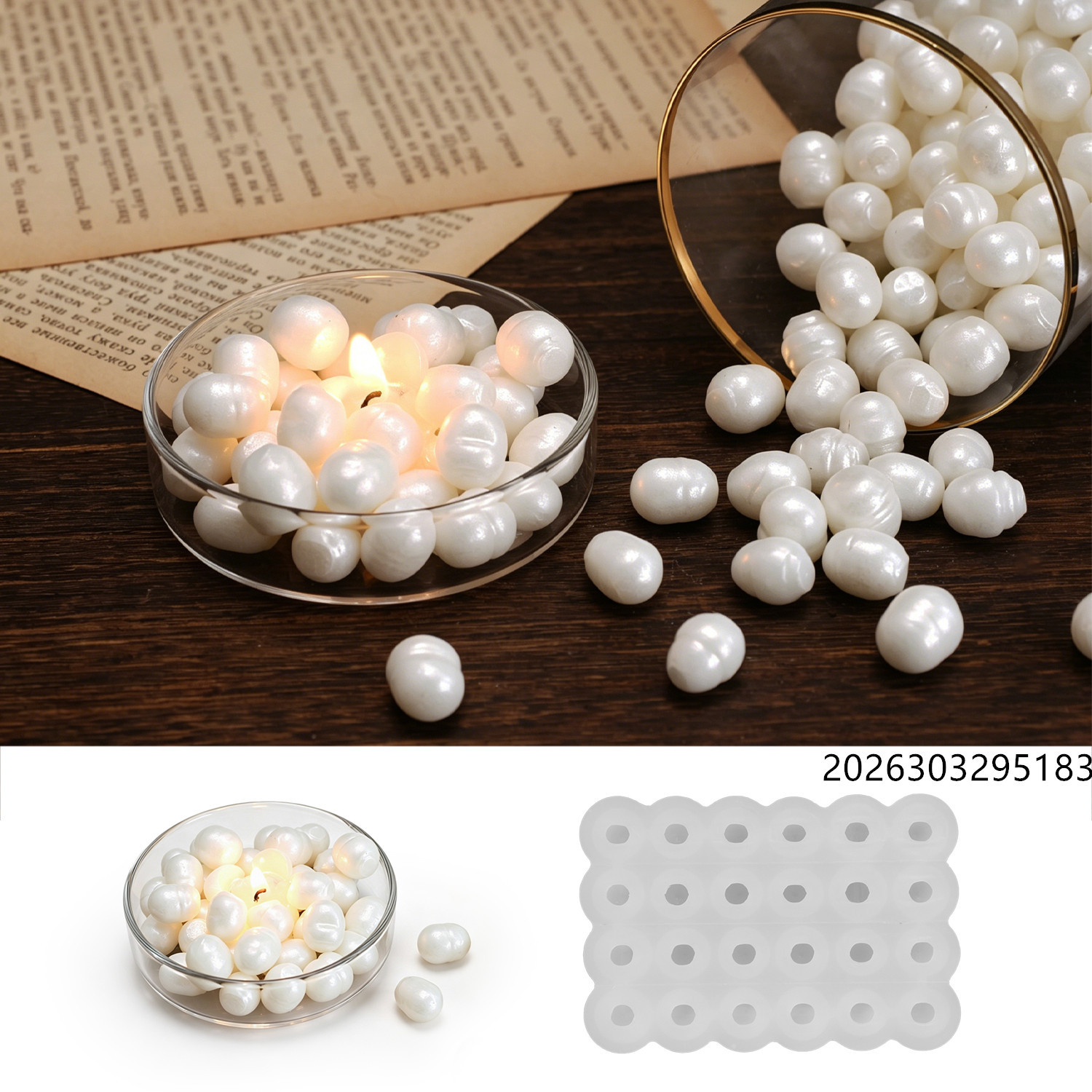 Healing Ocean Pearl Mirror Wax - Candle Making Things review and price