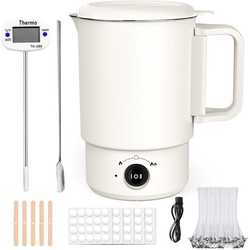 A47U Electric Wax Melting Pot  - Candle Making Thermometer review and price