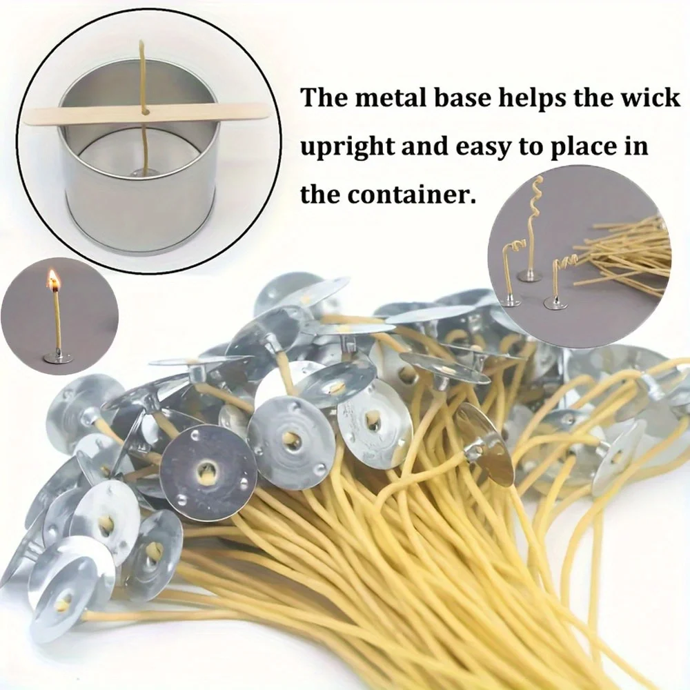 Candle Wicks 50 PCS 8 Inch Hem - Candle Making Workshop review and price