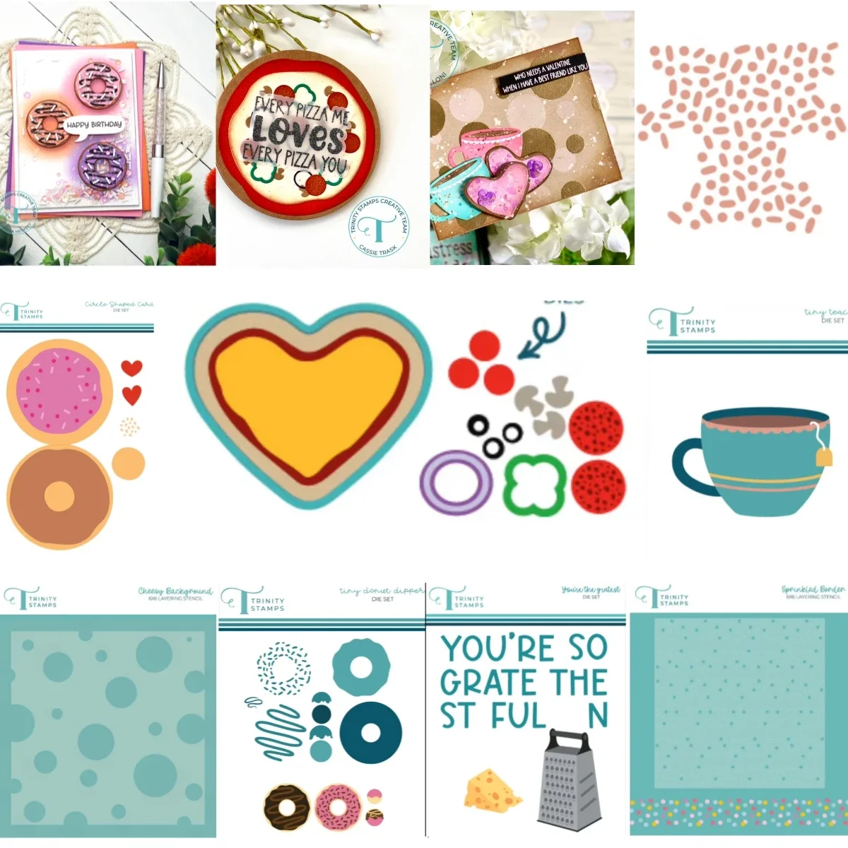 Hearts Pizza Metal Cutting Die - Kraft Box Candle review and price