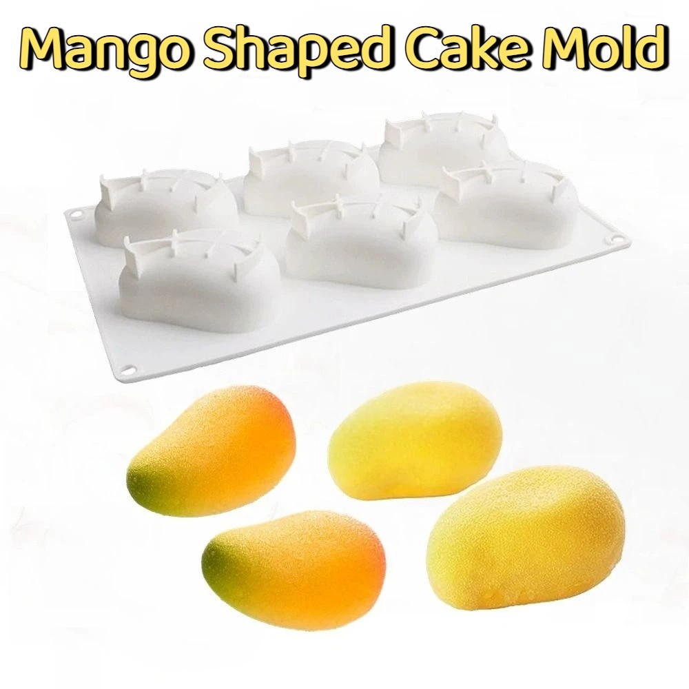 6 Cavity Mango Shaped Cake Mol - Candle Making Things review and price