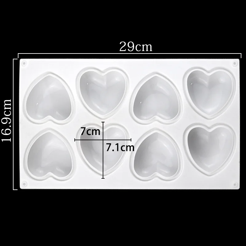 Love Heart Silicone Soap Mold  - Candle Making Workshop review and price