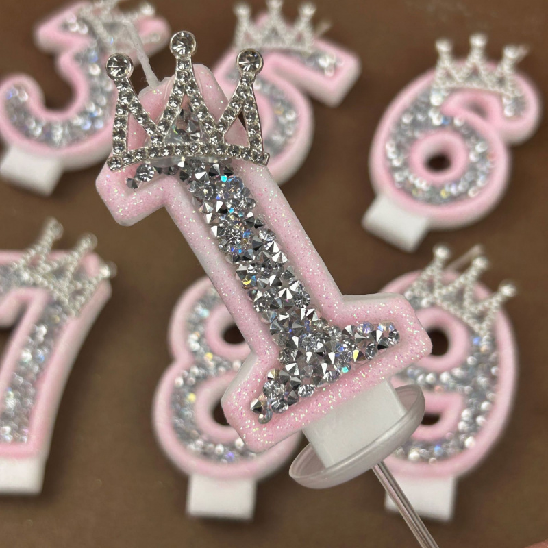 Digital Candles 0-9 Pink Silve - Candle Making Things review and price