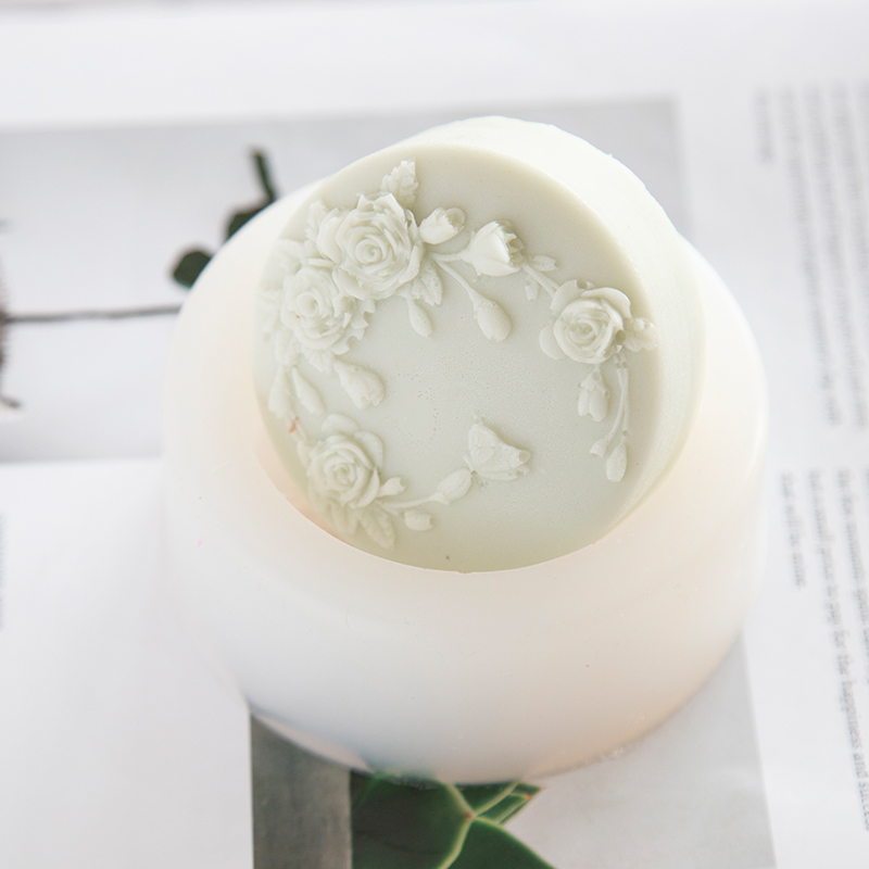 Round Shape Rose Flower Handma - Candle Making Essentials review and price