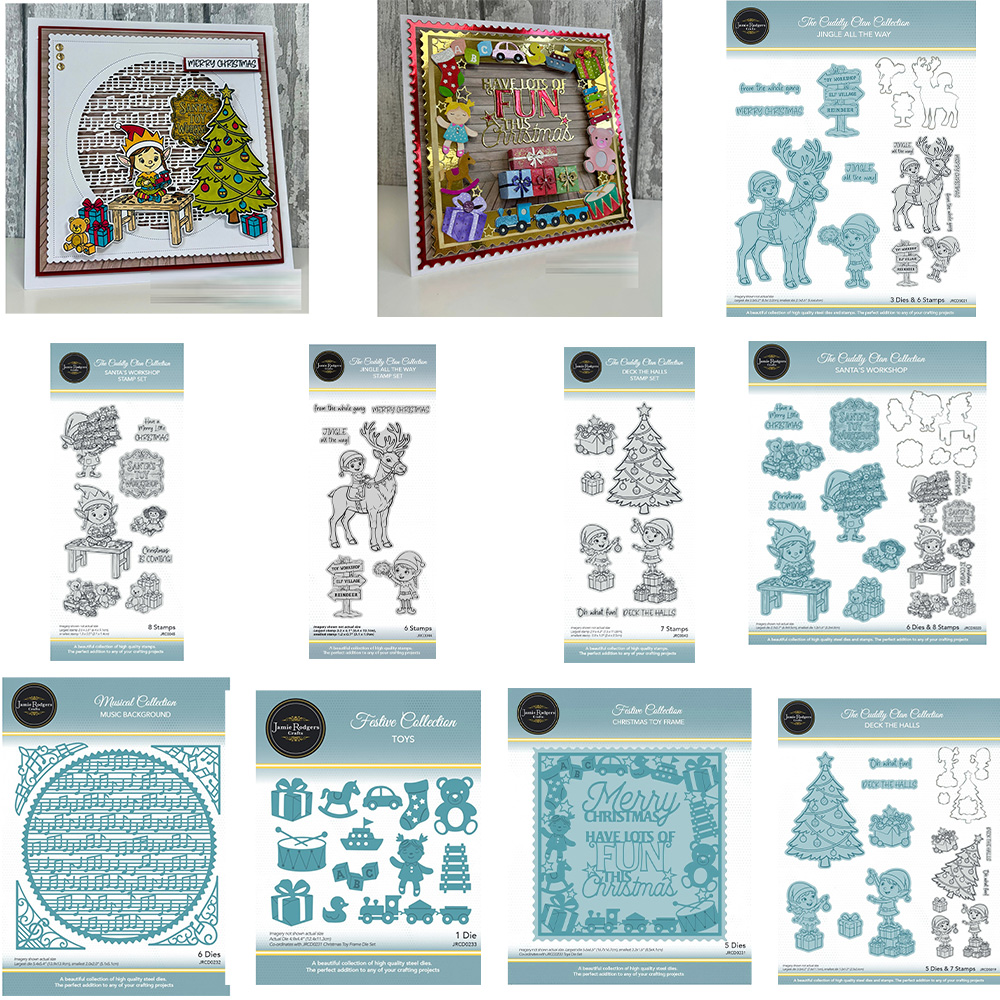 Santa's Workshop Toys Die Set  - Kraft Box Candle review and price