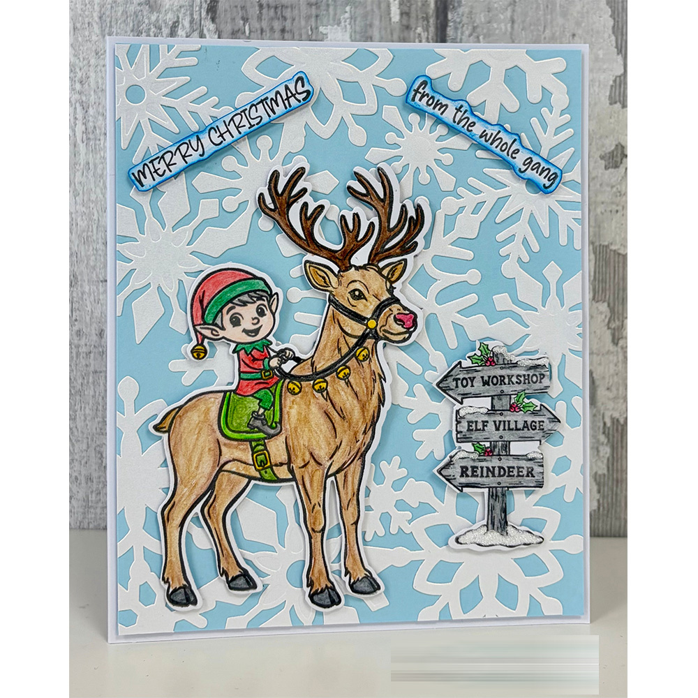 Santa's Workshop Toys Die Set  - Kraft Box Candle review and price