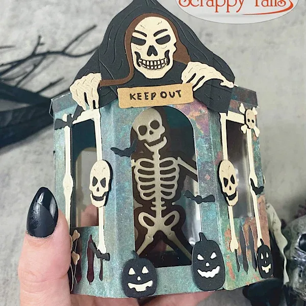 Gargoyle Wall Halloween Metal  - Kraft Box Candle review and price
