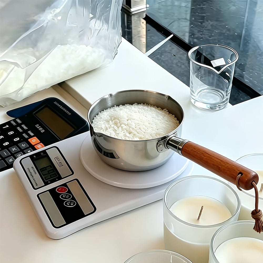 2PCS/SET Wood Handle Wax Melti - Candle Making Workshop review and price