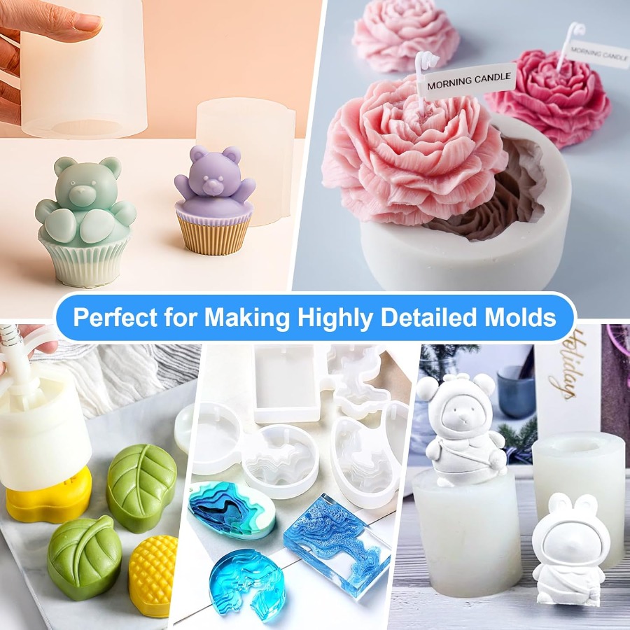 Silicone Mold Making Kit, 38.8 - Candle Making Workshop review and price